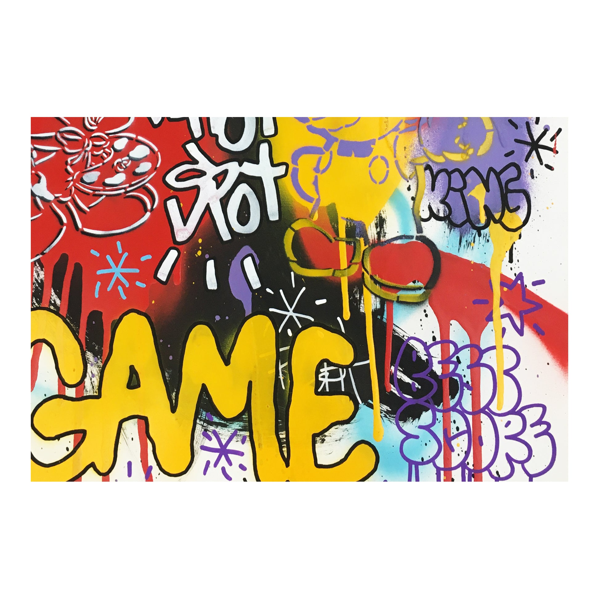 "Spray Game" - Unique Paper Piece